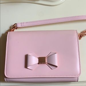 Pink Bow Ted Baker Crossbody Purse